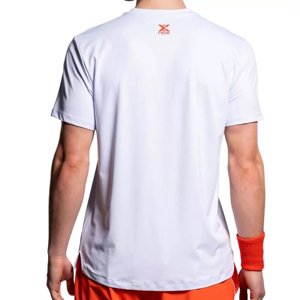 Nox Team 26 Padel T-Shirt Wei&szlig;