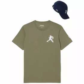Lacoste Tennis x Novak Djokovic Set T-Shirt + Cap Khaki