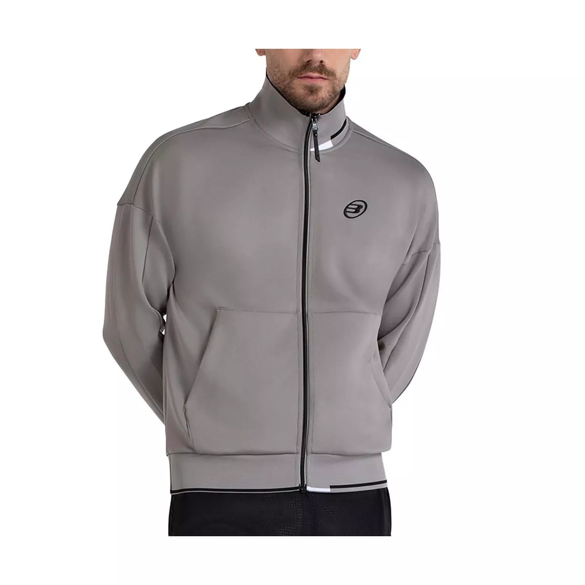 Bullpadel Tonul Jacke mit Rei&szlig;verschluss Taupe
