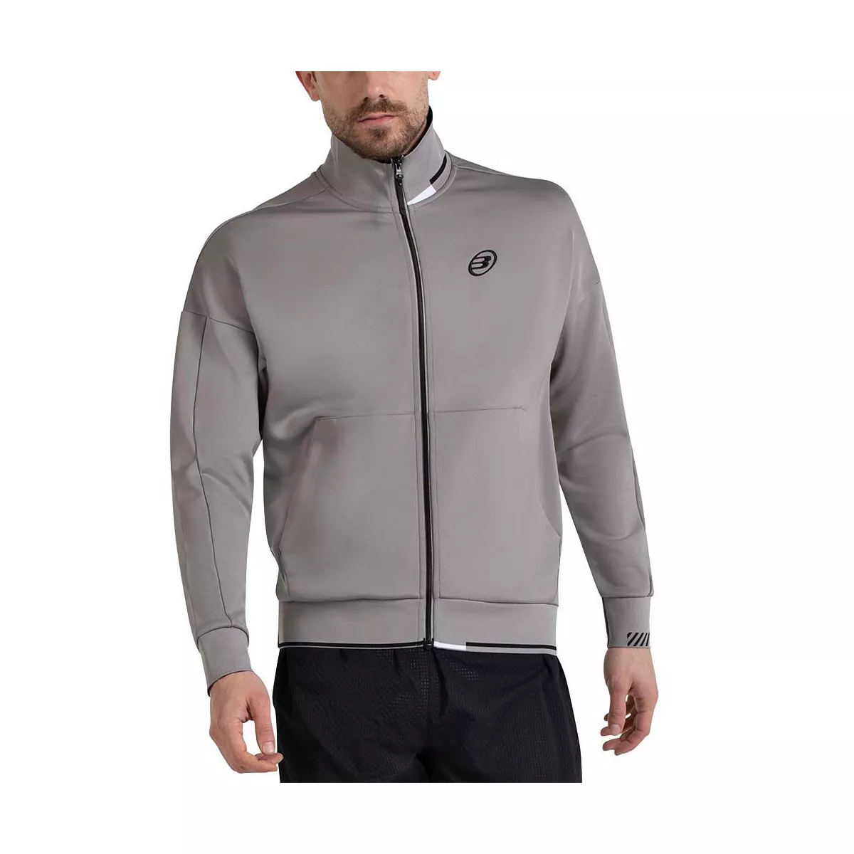 Bullpadel Tonul Jacke mit Rei&szlig;verschluss Taupe