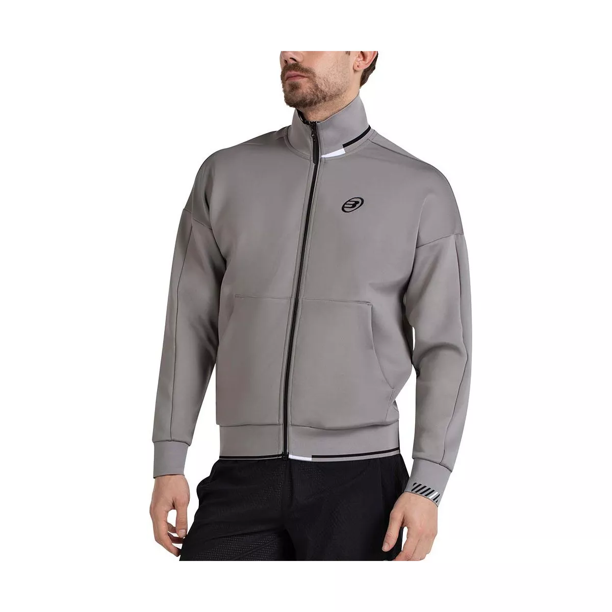 Bullpadel Tonul Jacke mit Rei&szlig;verschluss Taupe