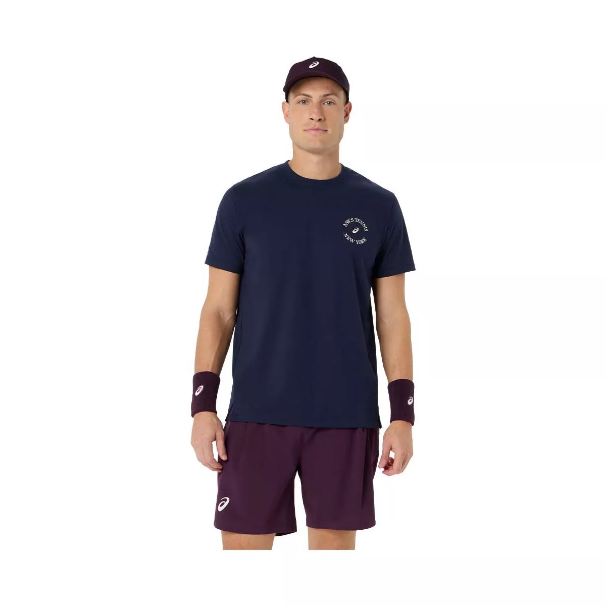 Asics Game Seasonal Graphic T-Shirt Marineblau