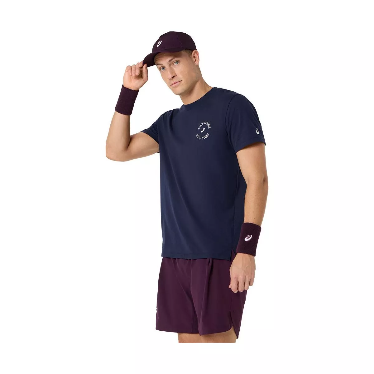 Asics Game Seasonal Graphic T-Shirt Marineblau