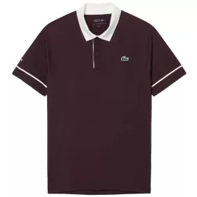 Lacoste Tennis Novak Djokovic On Court Poloshirt Braun