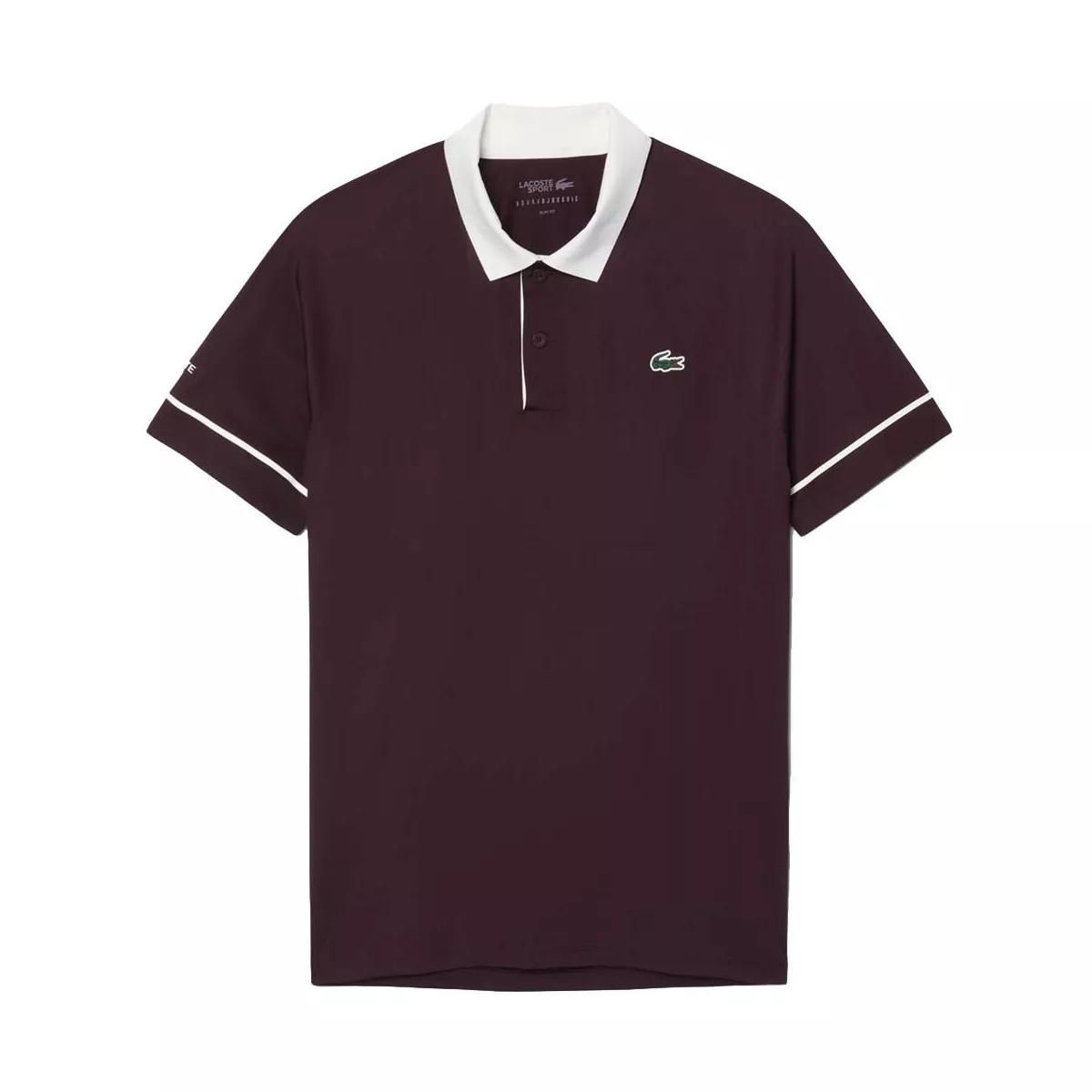 Lacoste Tennis Novak Djokovic On Court Poloshirt Braun
