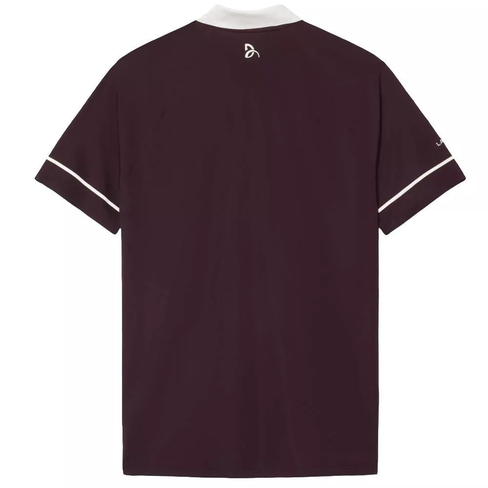Lacoste Tennis Novak Djokovic On Court Poloshirt Braun