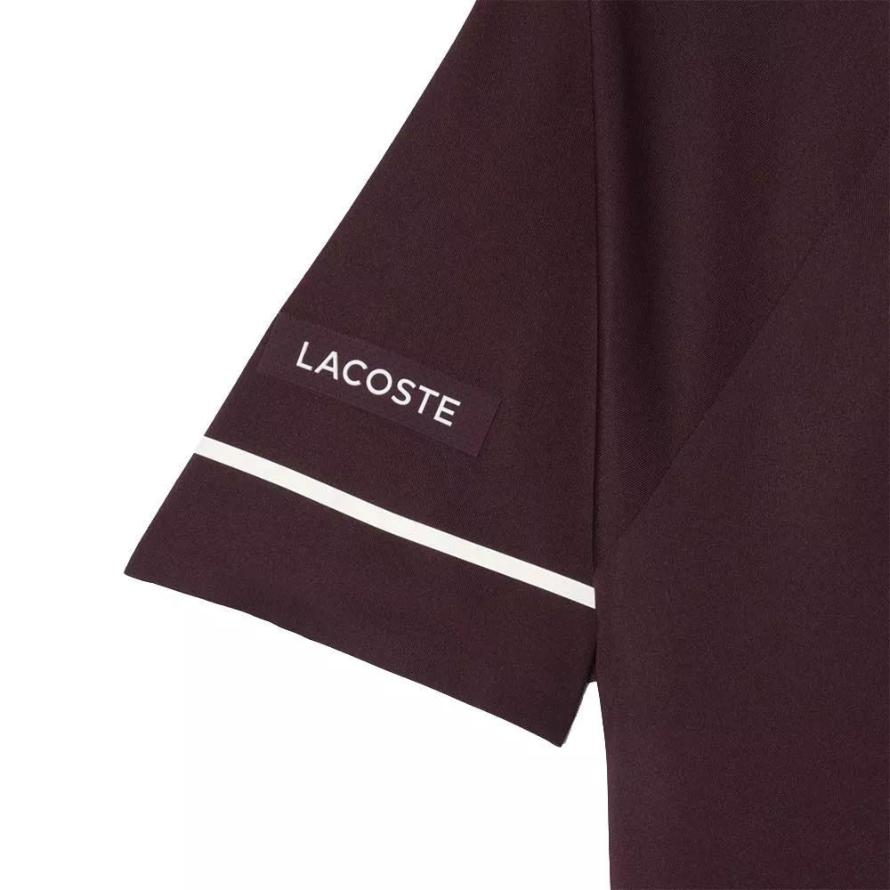 Lacoste Tennis Novak Djokovic On Court Poloshirt Braun