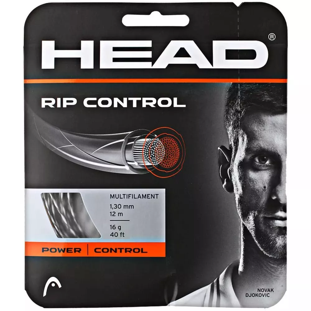 Head RIP Control Schwarz Tennissaite 12 m