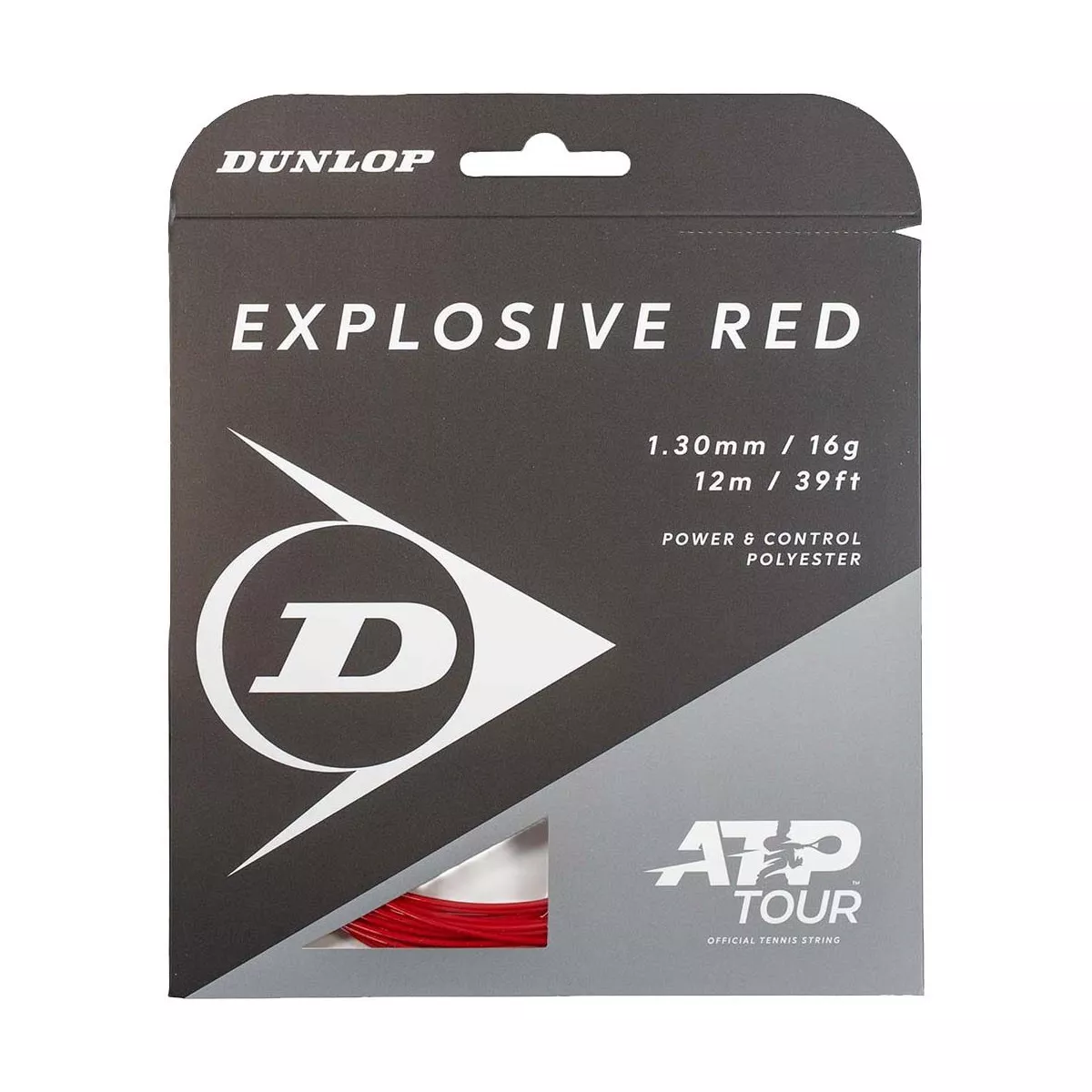 Dunlop Explosive Red Tennissaite 12 m