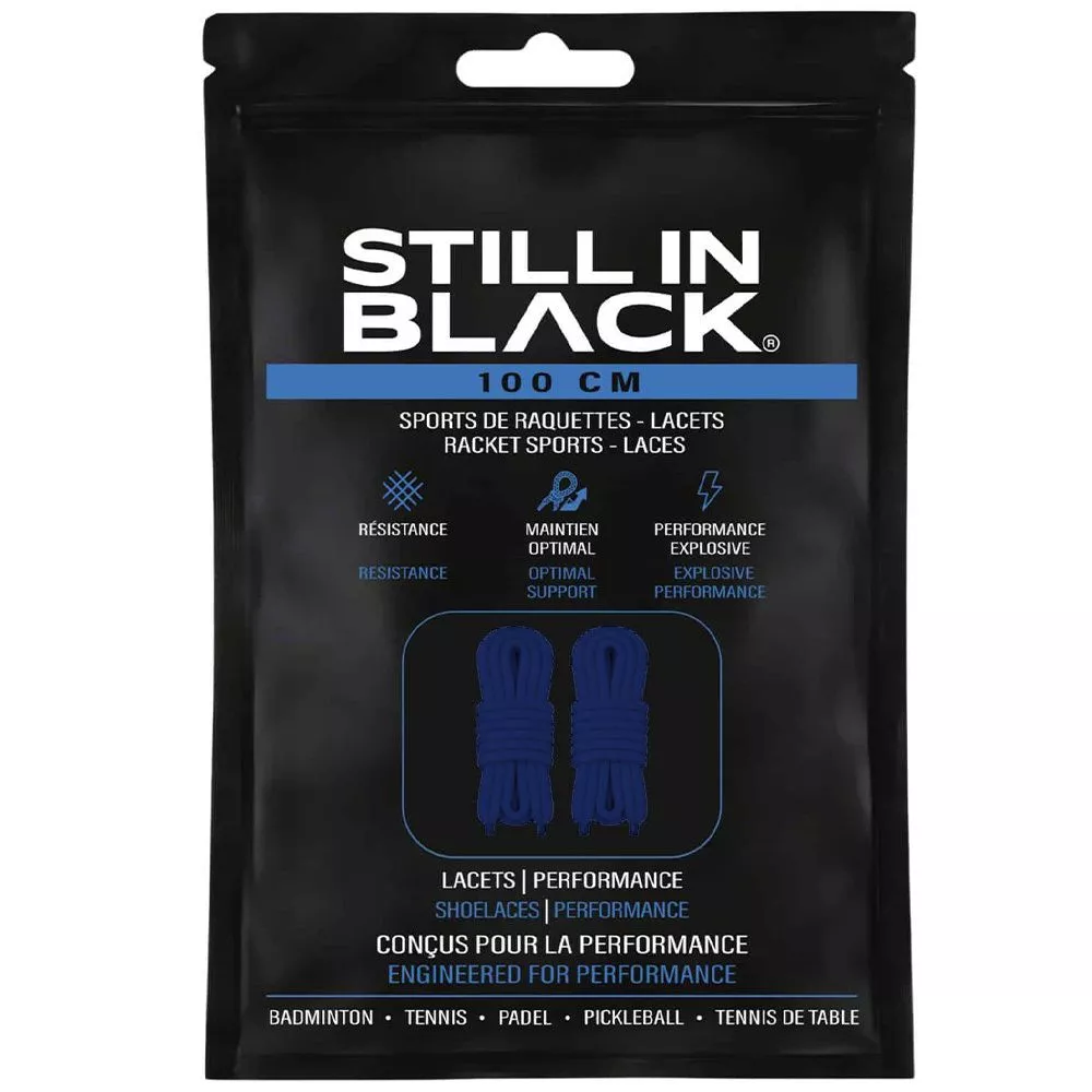 Still In Black Schn&uuml;rsenkel 100 cm Blau