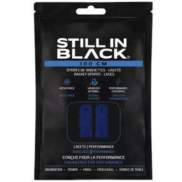 Still In Black Schn&uuml;rsenkel 100 cm Blau