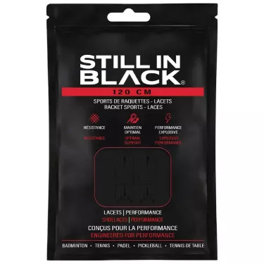 Still In Black Schn&uuml;rsenkel 120 cm Schwarz