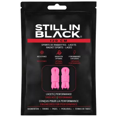 Still In Black Schn&uuml;rsenkel 120 cm Rosa