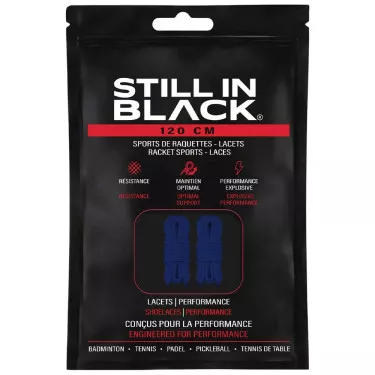 Still In Black Schn&uuml;rsenkel 120 cm Blau