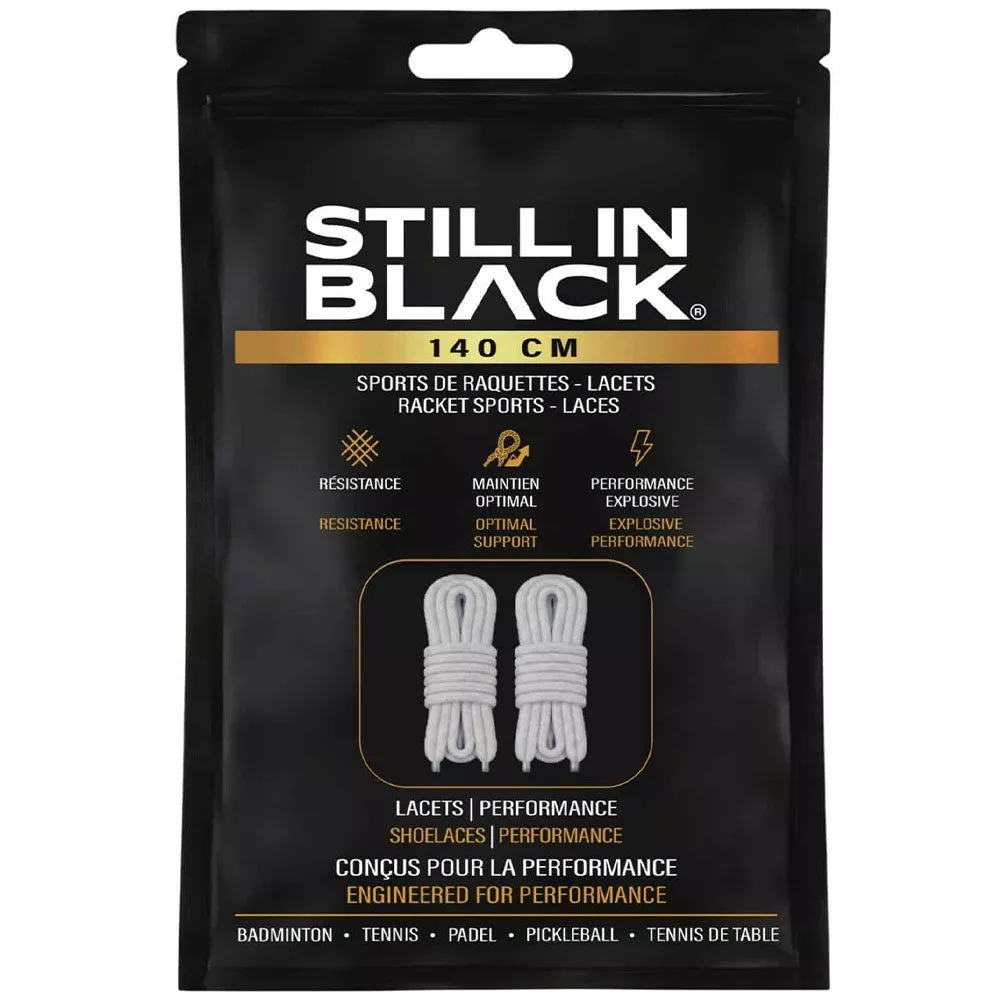 Still In Black Schn&uuml;rsenkel 140 cm Wei&szlig;