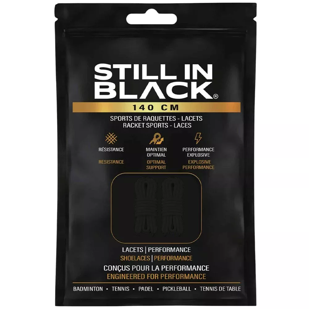 Still In Black Schn&uuml;rsenkel 140 cm Schwarz
