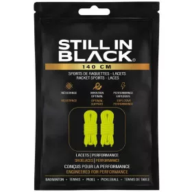 Still In Black Schn&uuml;rsenkel 140 cm Gelb