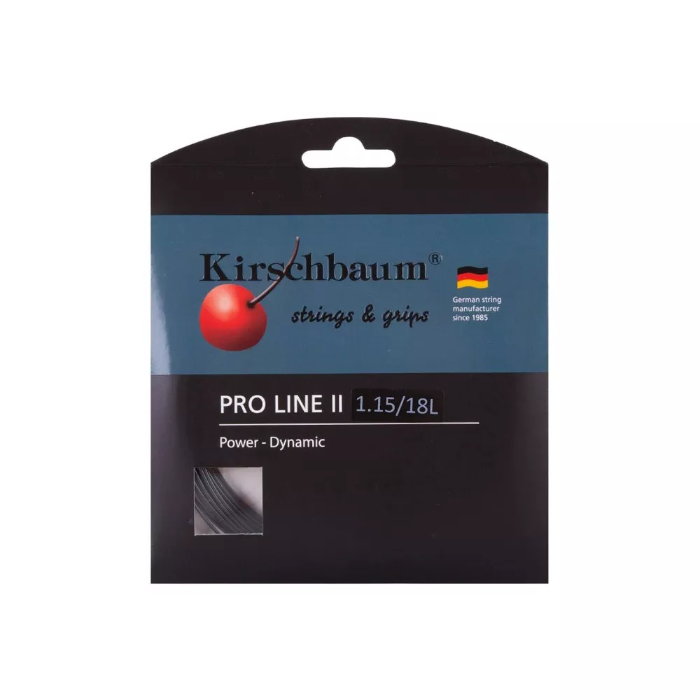 Kirschbaum Pro Line 2 black Tennissaite 12 m