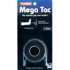 Tourna Mega Tac XL Overgrip Schwarz 3er-Pack