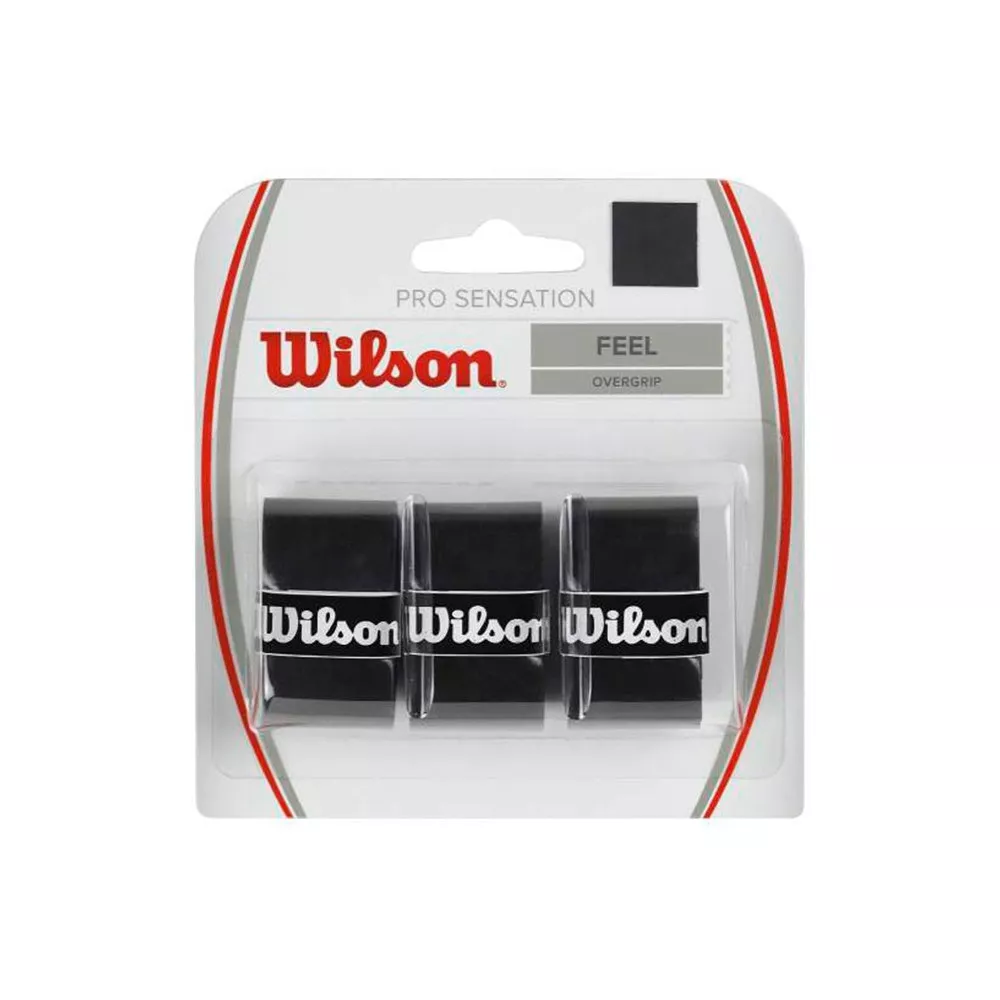 Wilson Pro Sensation Overgrip Schwarz 3er-Pack