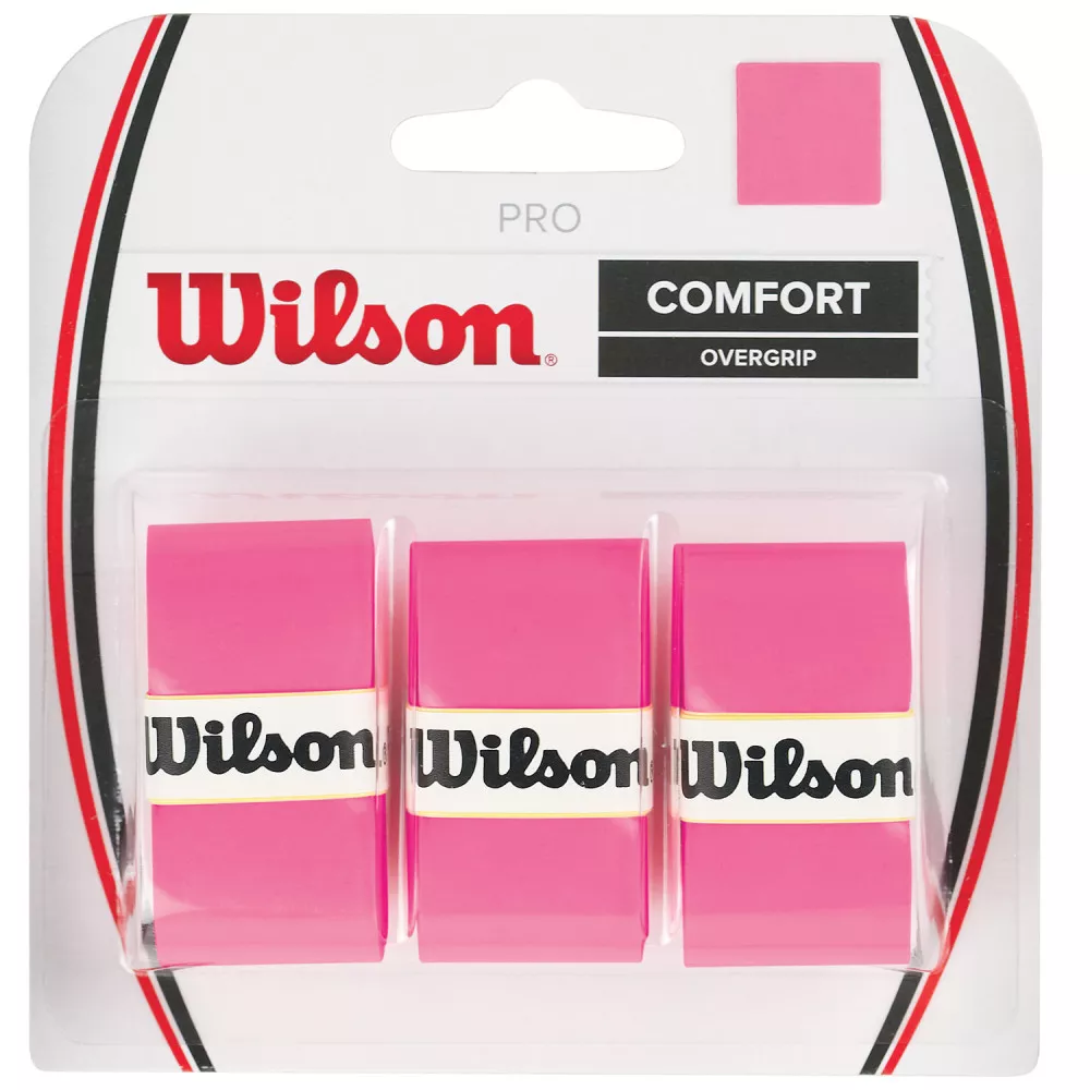 Wilson Pro Overgrip Rosa 3er-Pack