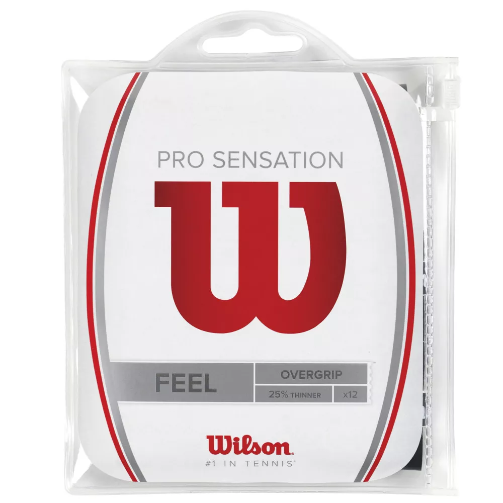 Wilson Pro Sensation Overgrip Schwarz 12er-Pack