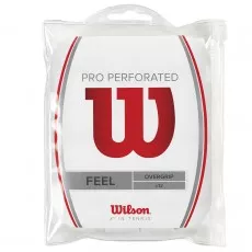 Wilson Pro Perforated Overgrip Wei&szlig; 12er-Pack