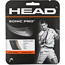 Head Sonic Pro Black Tennissaite 12 m