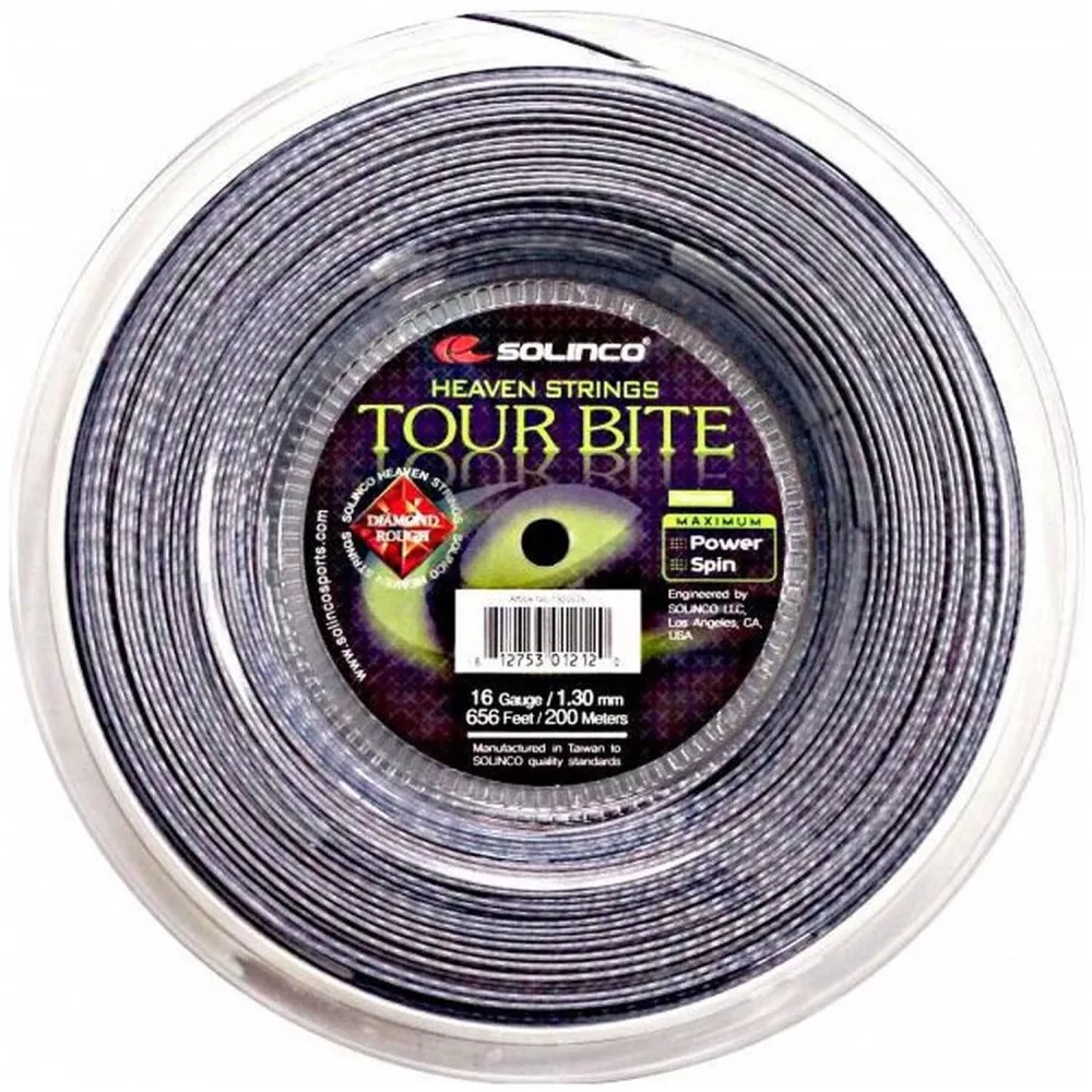 Solinco Tour Bite Diamond Rough Saitenrolle 200 m