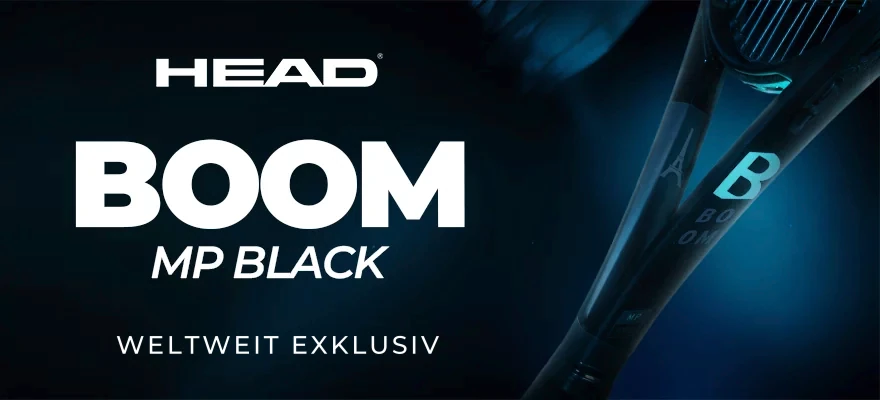 Head Boom MP Black Limited Edition Tennisschl&auml;ger (295 g)